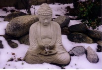 buddha snow